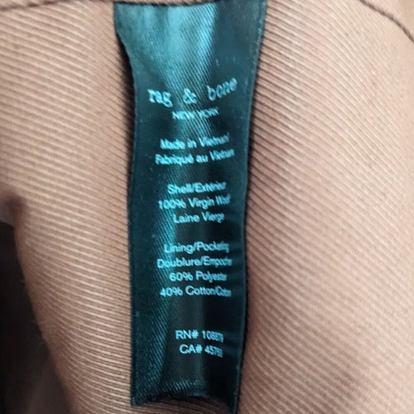 NWT Rag & Bone | Carmen Wool Jacket in Mahogany - Picture 7 of 16